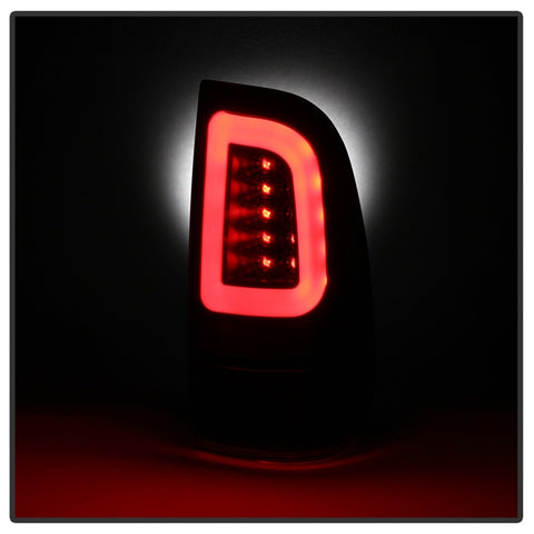 Spyder 08-16 Ford Super Duty F-250 V3 Light Bar LED Tail Lights - Black (ALT-YD-FS07V3-LBLED-BK) - 5084712