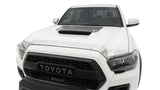 AVS 16-18 Toyota Tacoma Aeroskin Low Profile Hood Shield - Chrome - 622079