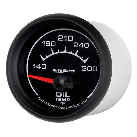 AutoMeter Gauge Oil Temp 2-1/16in. 140-300 Deg. F Electric Es - 5948