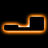 ORACLE Lighting Universal Illuminated LED Letter Badges - Matte Blk Surface Finish - J - 3141-J-005