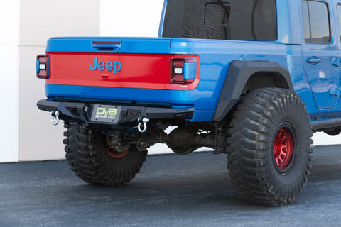 DV8 Offroad 20-23 Jeep Gladiator JT Spec Series Rear Bumper - RBGL-09