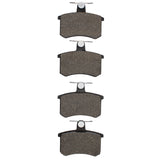 DFC 80-01 Audi V8 Quattro Rear 4000 Hybridynamic Brake Pads - 4000-0228-00
