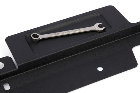 GrimmSpeed 05-09 Subaru Legacy/Outback Radiator Shroud w/Tool Tray - Textured Black - 096030