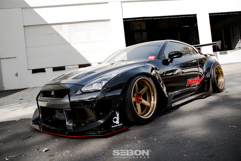 Seibon 09-12 Nissan GTR R35 GT-Style Carbon Fiber Hood - HD0910NSGTR-GT