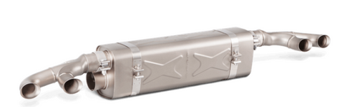 Akrapovic 16-17 Porsche 911 Turbo/Turbo S (991.2) Slip-On Line (Titanium) (Req. Tips/Diffuser) - S-PO/TI/6H