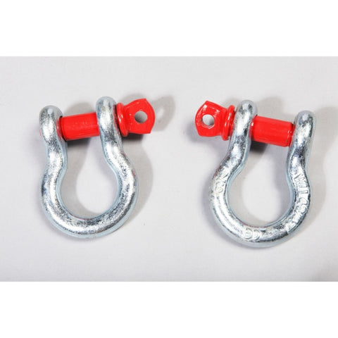 Rugged Ridge 3/4in 9500lb D-Shackle Set - 11235.01