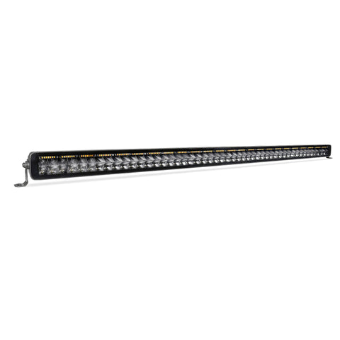 Go Rhino Universal Blackout Combo Series 50in Double Row LED Light Bar w/ Amber Lighting - Black - 754805012CDS