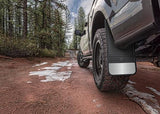 Husky Liners Universal 12in Wide Black Rubber Rear Mud Flaps w/ Weight - 55101