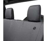 Bestop 08-12 Jeep Wrangler JK 4-Door Rear Seat Covers (Black Diamond) - 29281-35