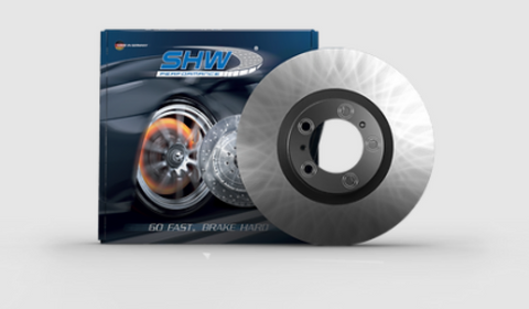 SHW 17-20 Porsche Panamera 4 3.0L w/18in Wheel Right Rear Smooth Monobloc Brake Rotor (971615602F) - PRR39924
