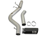 aFe LARGE BORE HD 5in 409-SS DPF-Back Exhaust w/Black Tip 2017 GM Duramax V8-6.6L (td) L5P - 49-44085-B