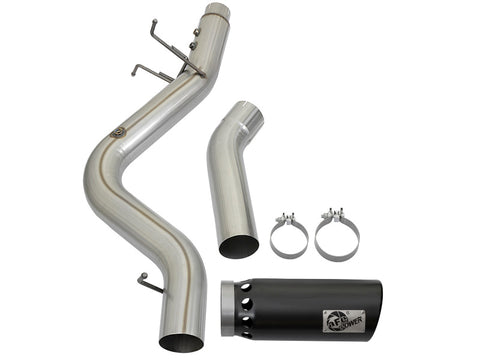 aFe LARGE BORE HD 5in 409-SS DPF-Back Exhaust w/Black Tip 2017 GM Duramax V8-6.6L (td) L5P - 49-44085-B