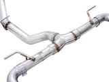AWE Subaru BRZ/ Toyota GR86/ Toyota 86 Track Edition Cat-Back Exhaust- Chrome Silver Tips - 3020-32279