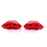 Power Stop 2007 Ford E-150 Rear Red Calipers w/Brackets - Pair - S4748
