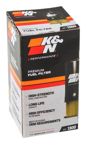 K&N Cellulose Media Fuel Filter 1.688in OD x 3.813in L - PF-1300