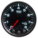 Autometer Spek-Pro Gauge Speedometer 5in 180 Mph Elec. Programmable Black/Smoke/Black - P23052