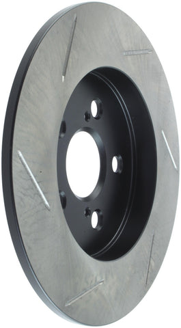 StopTech 09-11/14-15 Toyota Corolla / 10-15 Toyota Prius Rear Left Sport Slotted Rotor - 126.44165SL