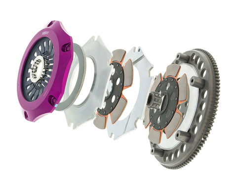Exedy 1996-1996 Mitsubishi Lancer Evolution IV L4 Hyper Compe-R Twin Cerametallic Clutch Rigid Disc - MM022SBL