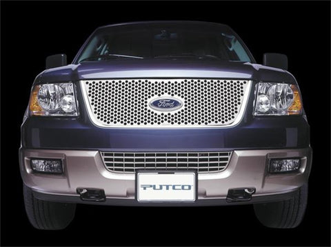 Putco 09-12 Ford F-150 (Lariat & King Ranch Only) 6pc Grille Punch Stainless Steel Grilles - 84165