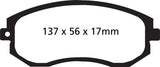 EBC 12+ Scion FR-S 2 Greenstuff Front Brake Pads - DP21884