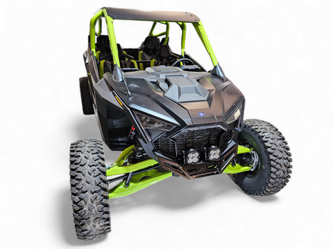 Elektric Offroad 2022-2025 Polaris Rzr Pro R/ Pro S/Turbo R Billet Front Winch Bumper Anodized Black - FWB610030