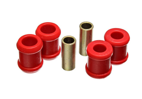 Energy Suspension 88-98 GM Silverado 1/2 Ton C-10/C1500 P/U 2WD Red Rear Shock Bushing Set - 9.8138R