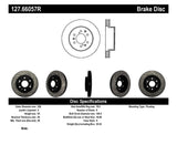 StopTech 05-10 GMC Sierra 1500 (w Rear Drum) / 07-09 GMC Yukon Front Right Slotted & Drilled Rotor - 127.66057R