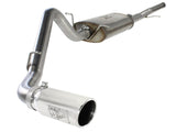 aFe MACHForce XP Exh CB, Stainless steel GM Silverado/Sierra 1500 2014 V*-5.3/6.2L Polished tip - 49-44038-P