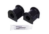 Energy Suspension 2015 Ford Mustang 22mm Rear Sway Bar Bushings - Black - 4.5198G