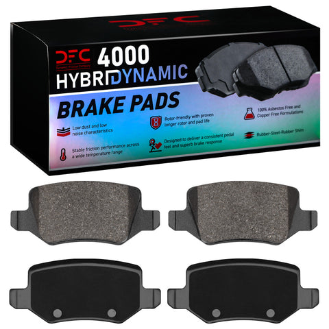 DFC 01-11 Mercedes-Benz B200 Rear 4000 Hybridynamic Brake Pads - 4000-1358-00