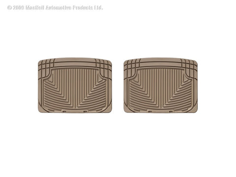 WeatherTech 93 Mercedes-Benz 300CE Rear Rubber Mats - Tan - W20TN
