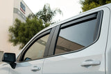 EGR 2019 Chevy 1500 Crew Cab In-Channel Window Visors - Matte - 571695