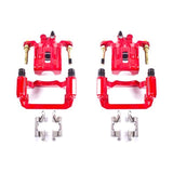 Power Stop 05-12 Nissan Pathfinder Rear Red Calipers w/Brackets - Pair - S2994A