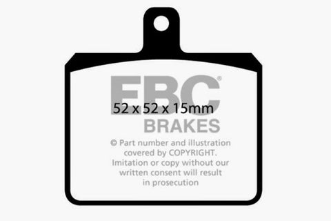 EBC 2018+ Volvo XC40 T4 Ultimax Rear Brake Pads - UD2136