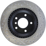 StopTech 06 BMW 325 / 07-09 BMW 328 Slotted & Drilled Right Rear Rotor - 127.34078R