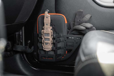 DV8 Offroad 11-18 Jeep Wrangler JK Front Door Pocket Molle Panels - MPJK-05