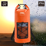 3D MAXpider Roll-Top Dry Bag Backpack - Black - 6117-09