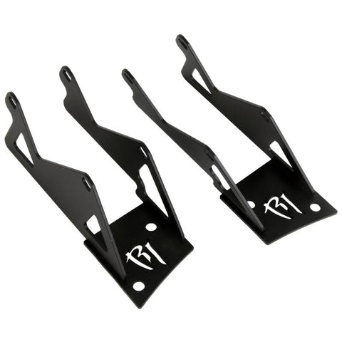 Rigid Industries Jeep JK - Double A-Pillar Mount - Mounts 2 sets of Dually/D2 - 40335