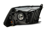 Raxiom 09-18 Dodge RAM 1500 Axial OEM Rep Headlights w/ Single Bulb- Chrome Housing (Smoked Lens) - R118019