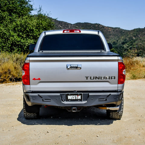Westin 14-21 Toyota Tundra (Excl. Tundra w/Blind Spot Sys) Pro-Series Rear Bumper - Tex. Blk - 58-421035