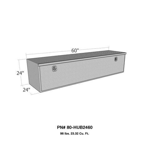 Westin/Brute HD Under Body 24in x 60in Drop Down Door - Aluminum - 80-HUB2460