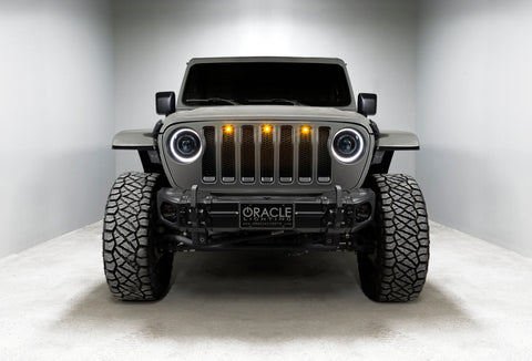 Oracle Oculus Bi-LED Projector Headlights for Jeep JL/Gladiator JT - w/ Simple Controller - 5839-504-B