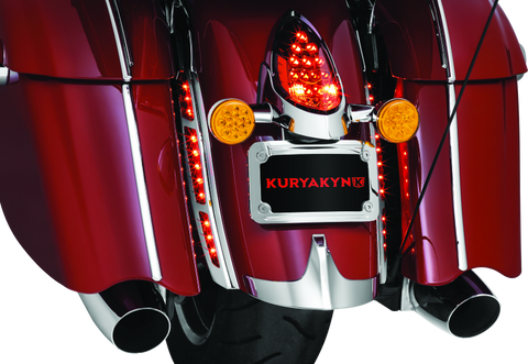 Kuryakyn LED Rear Fender Strip Lights For Indian Chrome - 2898