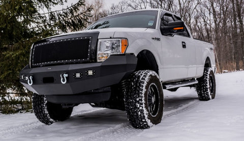 DV8 Offroad 09-14 Ford F-150 Winch Ready Front Bumper - FBFF1-02