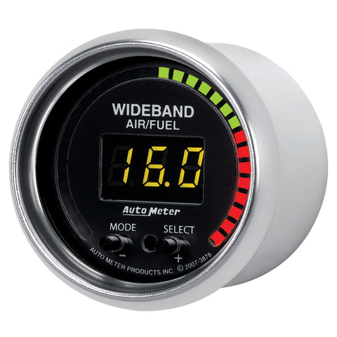 Autometer GS 52mm AFR or LAMBDA Digital Wideband Air/Fuel Ratio PRO Wideband A/F Kit - 3878