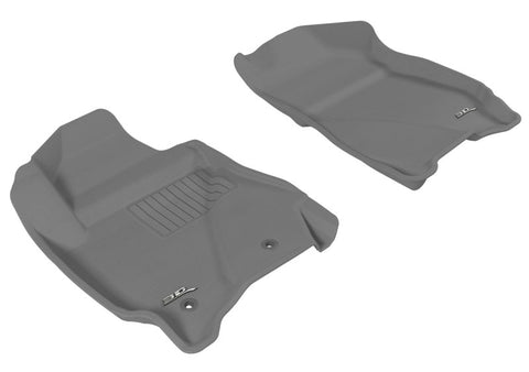 3D MAXpider 2011-2012 Ford/Mazda Escape/Tribute Kagu 1st Row Floormat - Gray - L1FR03711501