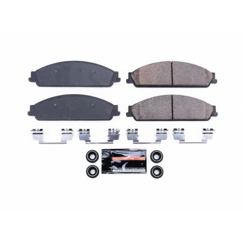 Power Stop 05-07 Ford Five Hundred Front Z23 Evolution Sport Brake Pads w/Hardware - Z23-1070