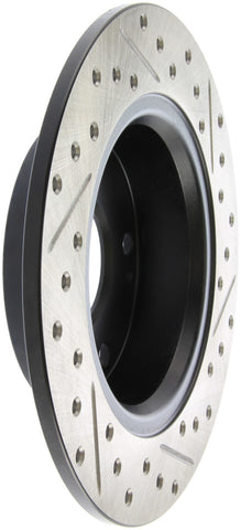 StopTech 04-08 Acura TSX / 03-07 Honda Accord SportStop Slotted & Drilled Right Rear Rotor - 127.40055R