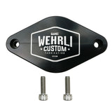 Wehrli 11-16 Chevrolet 6.6L LML Duramax Turbo Resonator Billet Block Off Plate - WCF100096