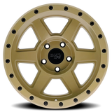 Dirty Life 9315 Compound 17x9 / 6x139.7 BP / -12mm Offset / 106mm Hub Desert Sand Wheel - 9315-7983DS12